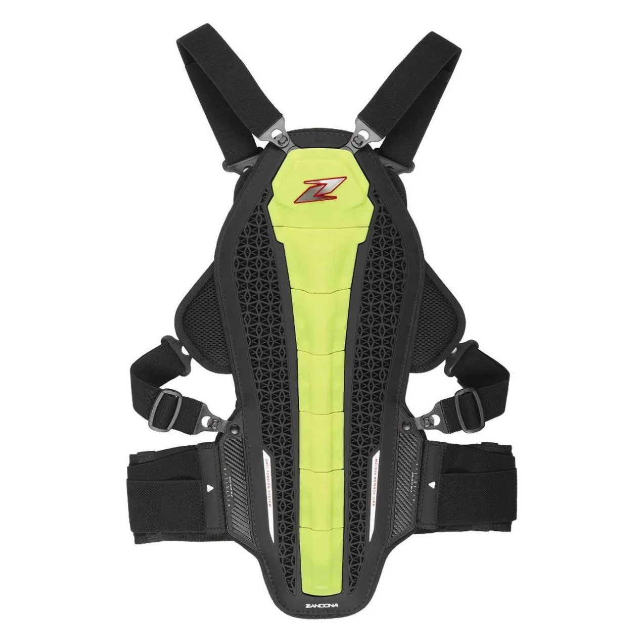 Protezione Dorsale E Pettorale Zandona Hybrid Armour X8 Giallo Fluo