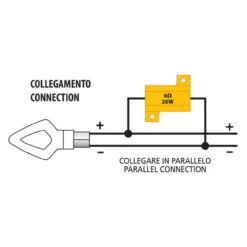 Resistenza Cementata Con Connettori Rapidi Lampa