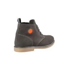 Scarpa Alta In Pelle Bovina Scamosciata Mod Kent 261 Grigio