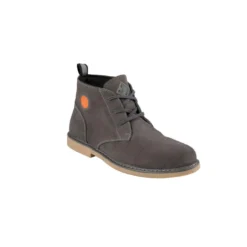 Scarpa Alta In Pelle Bovina Scamosciata Mod Kent 261 Grigio