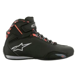 Scarpe Alpinestars Sektor Waterproof Shoe Black Dark Grey Red