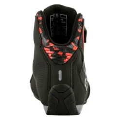 Scarpe Alpinestars Sektor Waterproof Shoe Black Dark Grey Red