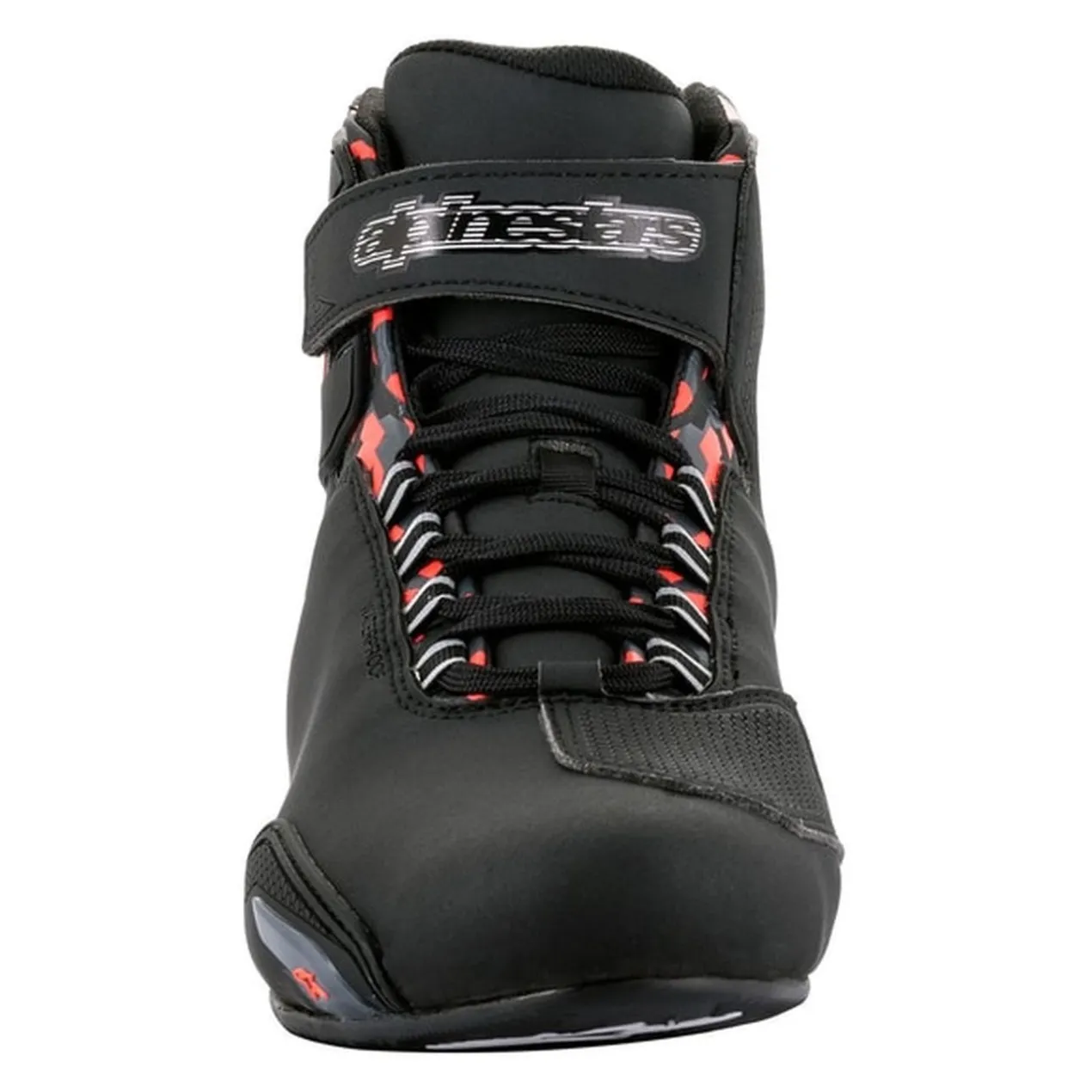 Scarpe Alpinestars Sektor Waterproof Shoe Black Dark Grey Red