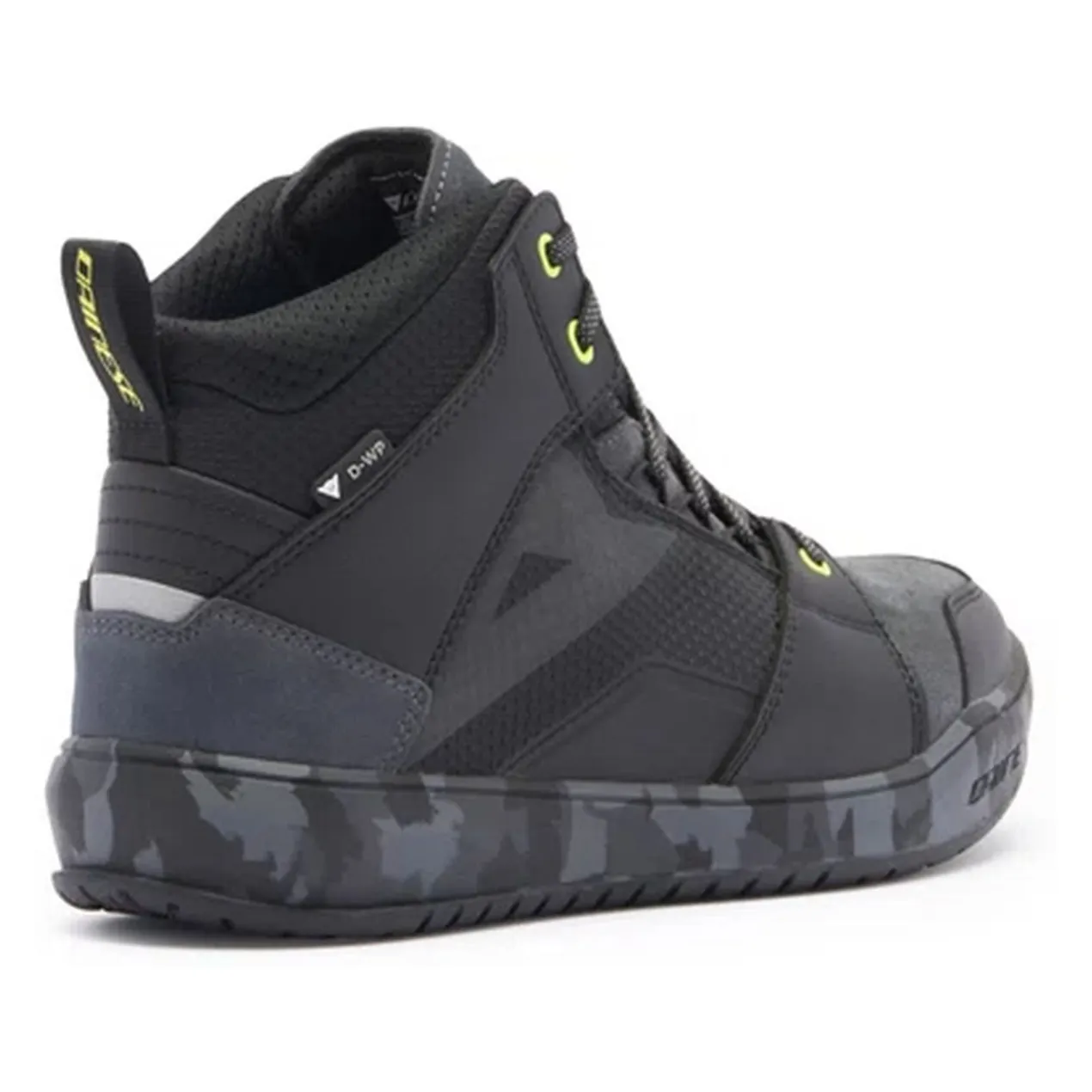 Scarpe Dainese Suburb D-wp Black/camo/acid Yell