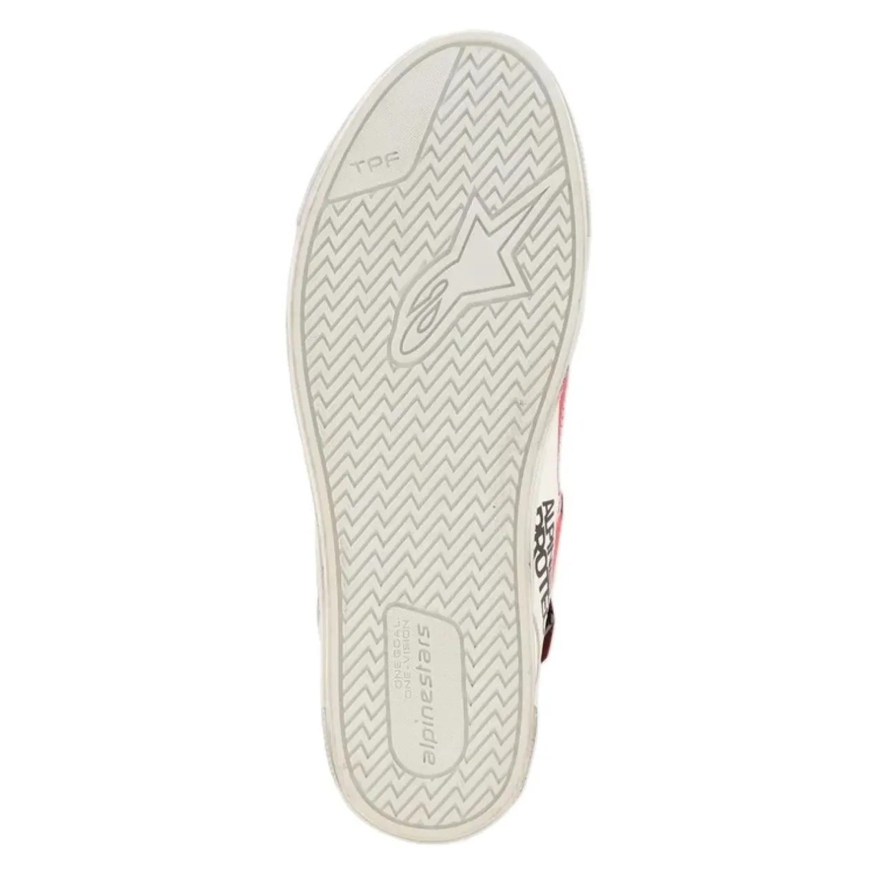 Scarpe Da Moto Alpinestars Stated Flair Bianco Rosso