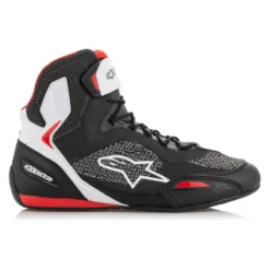 Scarpe Touring Alpinestars Faster-3 Rideknit Black White Red