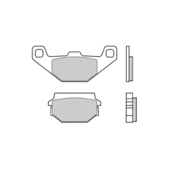 Set Pastiglie Brembo 07023 Scooter