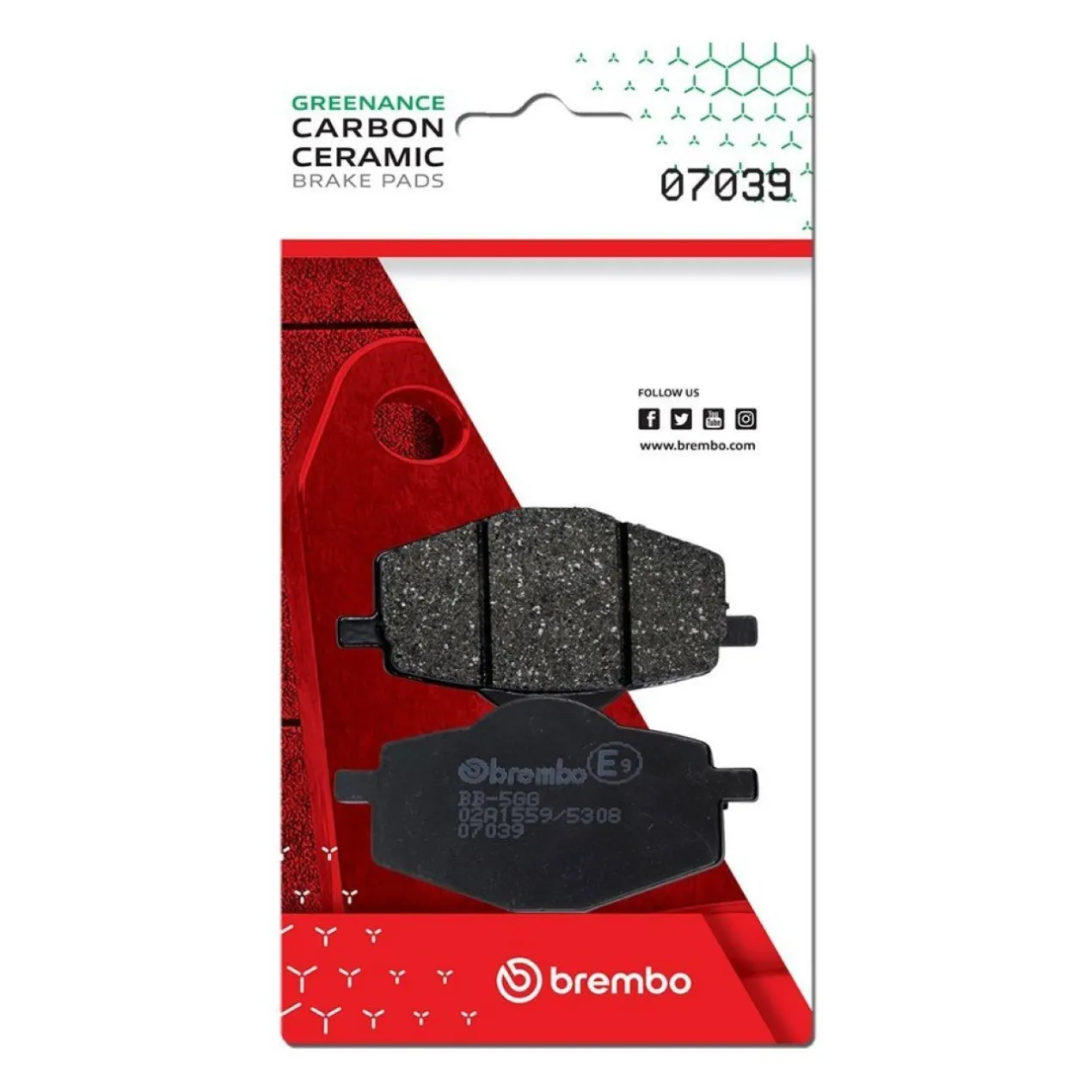 Set Pastiglie Brembo 07039 Scooter