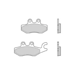 Set Pastiglie Brembo 07060 Scooter