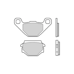 Set Pastiglie Brembo 07015 Scooter