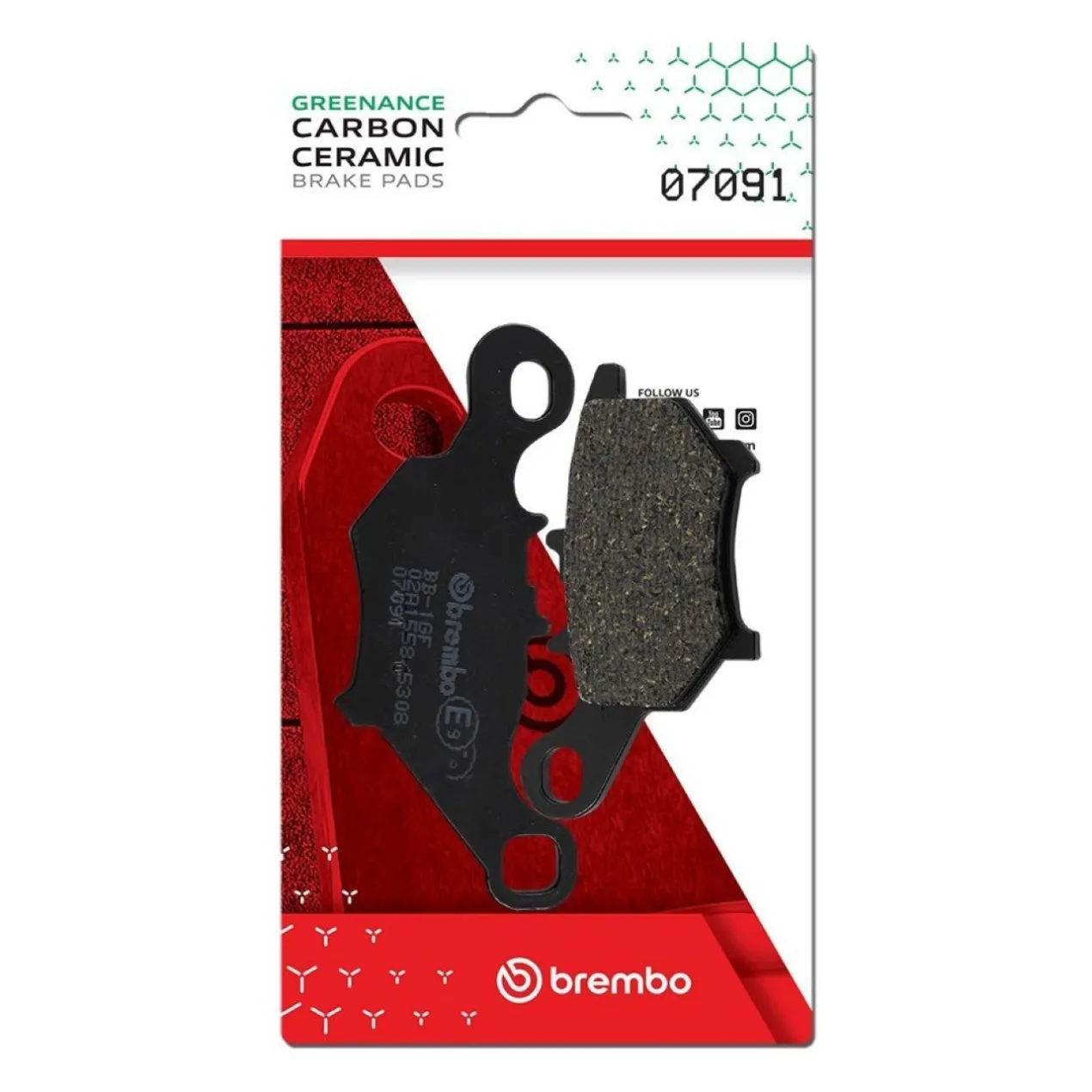 Set Pastiglie Brembo 07091 Scooter