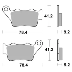 Set Pastiglie Brembo 07bb02cc Carbon Ceramica