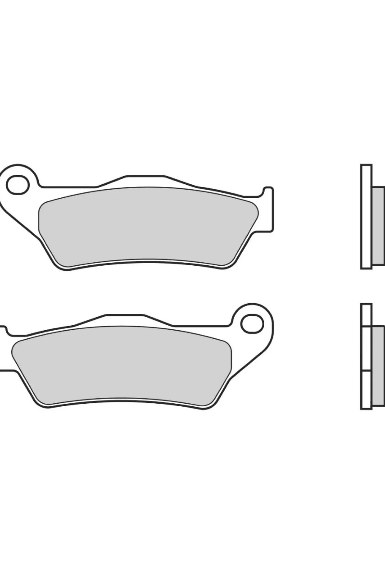 Set Pastiglie Brembo 07bb04la Sinter Anteriori La