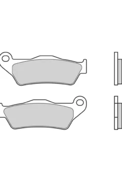 Set Pastiglie Brembo 07bb04tt Semimetallica