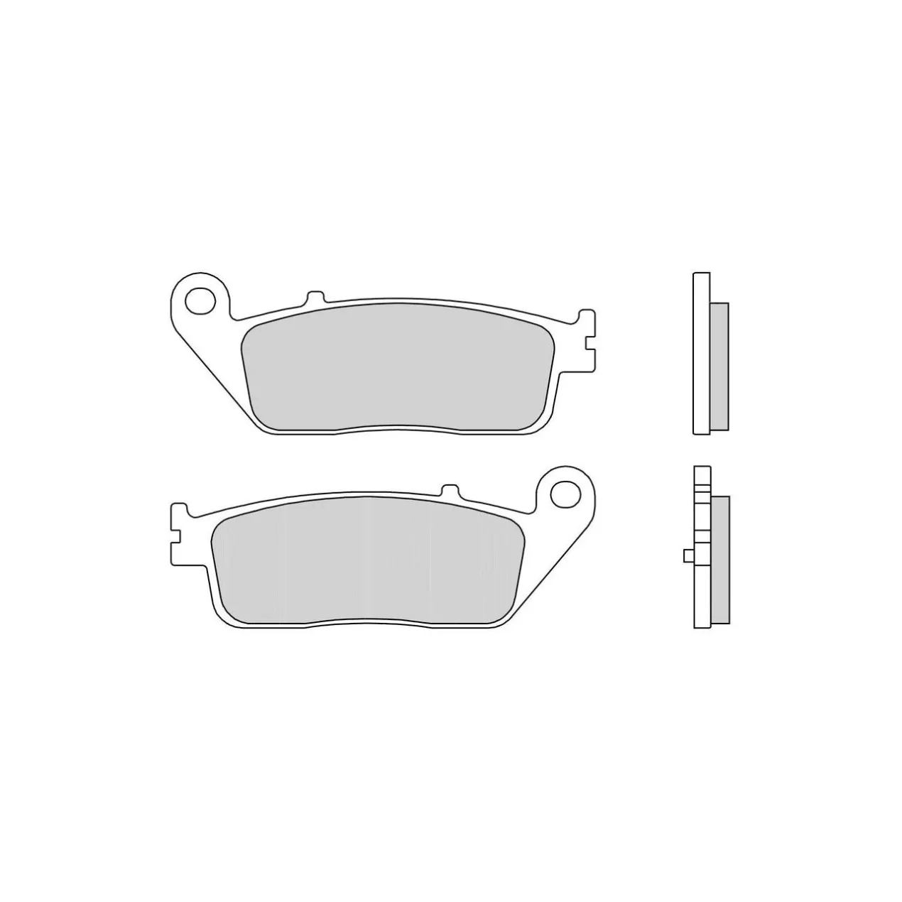 Set Pastiglie Brembo 07098cc Scooter
