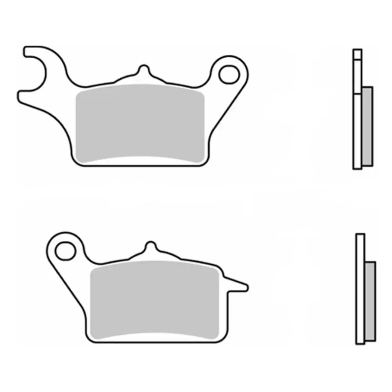 Set Pastiglie Brembo 07122cc Scooter
