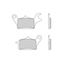 Set Pastiglie Brembo 07102cc Scooter