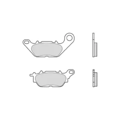 Set Pastiglie Brembo 07114cc Scooter