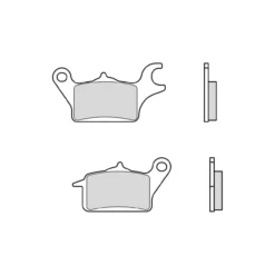Set Pastiglie Brembo 07112cc Scooter