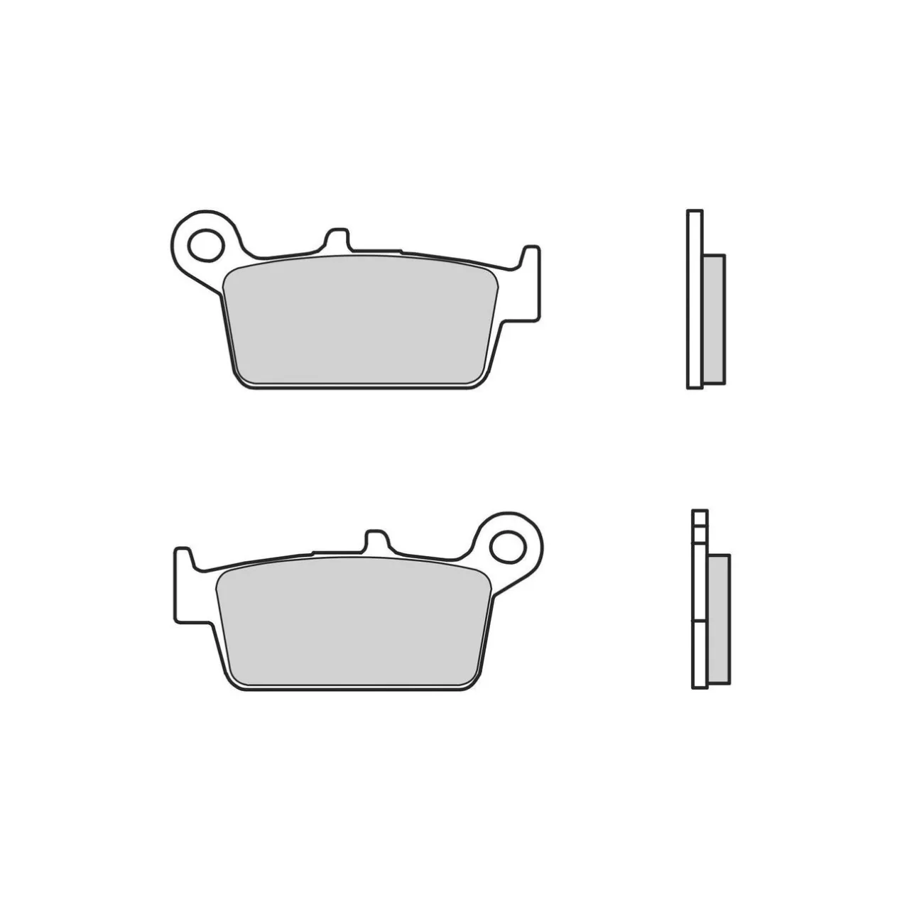 Set Pastiglie Brembo 07110cc Scooter