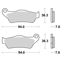 Set Pastiglie Brembo Genuine 07bb04cc