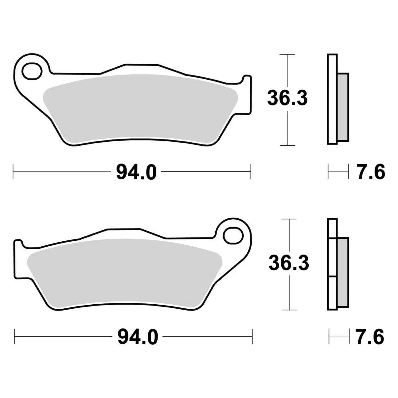 Set Pastiglie Brembo Genuine 07bb04cc