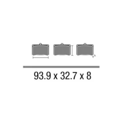 Set Pastiglie Brembo 07gr79cc Carbon Ceramic