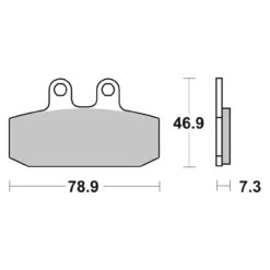 Set Pastiglie Brembo 07gr13cc Carbon Ceramic