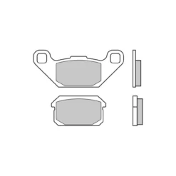 Set Pastiglie Brembo 07gr78sd Off Road Sinter
