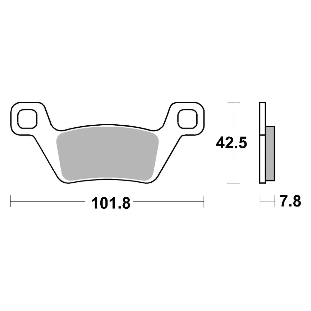 Set Pastiglie Brembo 07gr86sd Off Road Sinter