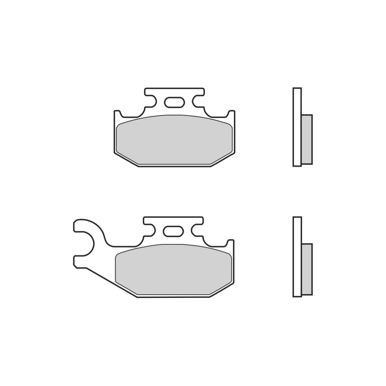 Set Pastiglie Brembo 07gr50sd Off Road Sinter