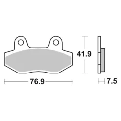 Set Pastiglie Brembo 07gr12sp Sinter Posteriori