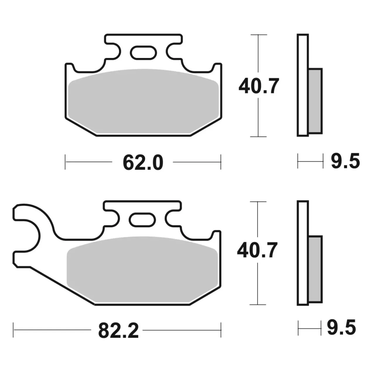 Set Pastiglie Brembo 07gr50sx Off Road Racing Sinter