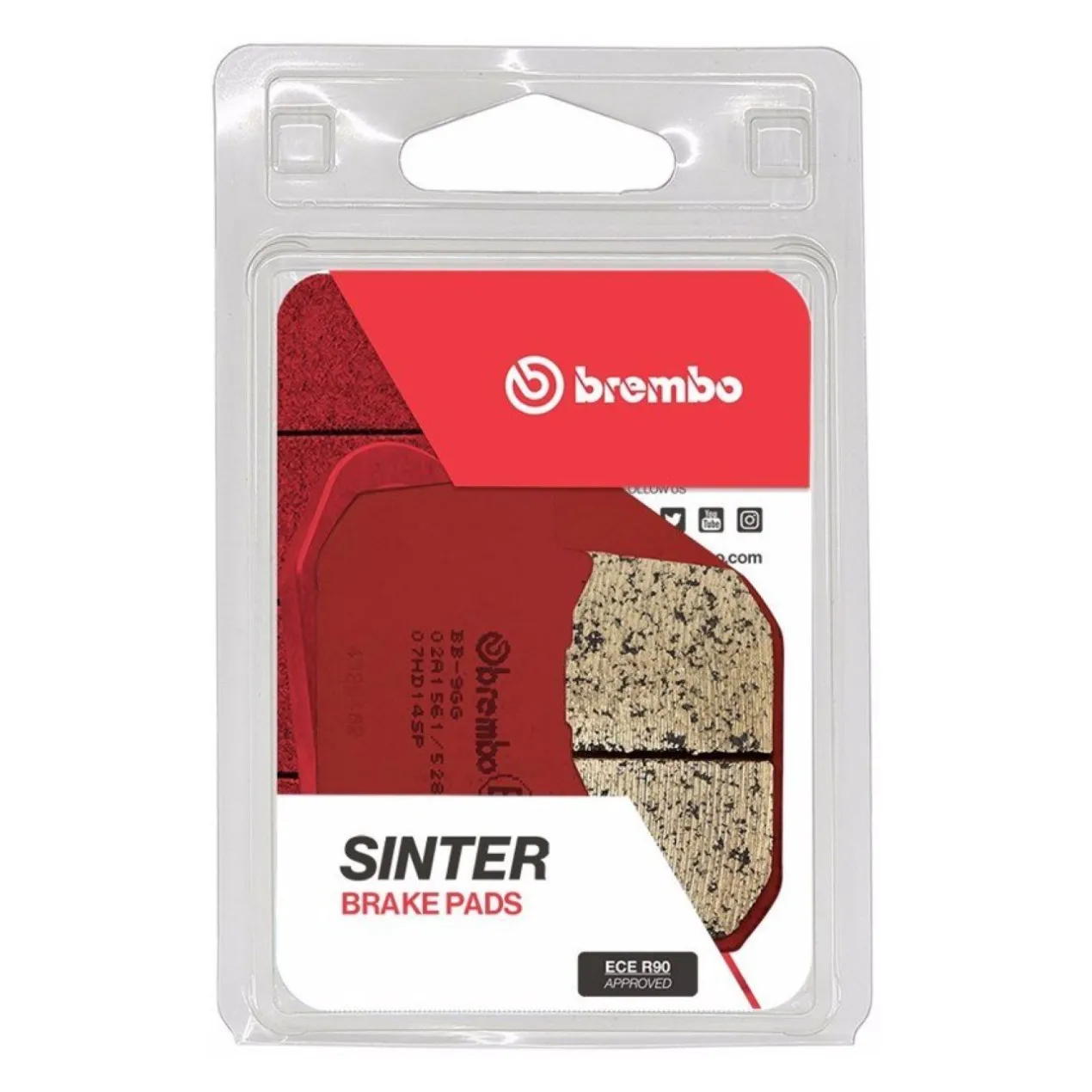 Set Pastiglie Brembo 07hd14sp Sinter Posteriori