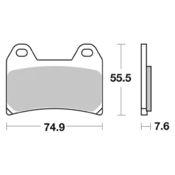 Set Pastiglie Brembo 07ho47sa Sinter Anteriori