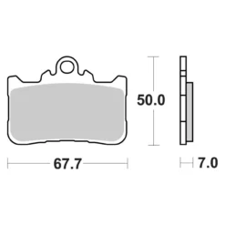 Set Pastiglie Brembo 07ho72sa Sinter Ant.