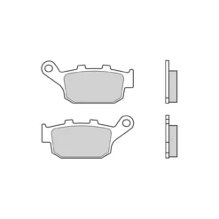 Set Pastiglie Brembo 07ho27sp Sinter Posteriori