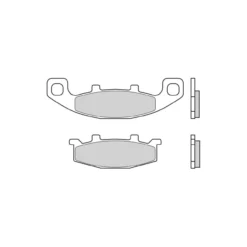 Set Pastiglie Brembo 07ka09sp Sinter Posteriori
