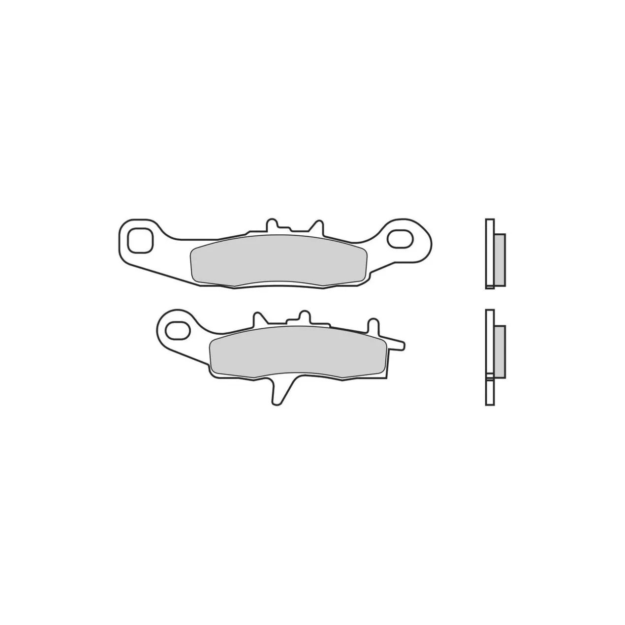 Set Pastiglie Brembo 07ka22sx Off Road Racing Sinter