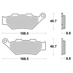 Set Pastiglie Brembo 07ks07sa Sinter Ant.