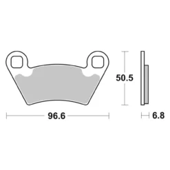 Set Pastiglie Brembo 07po07sd Off Road Sinter