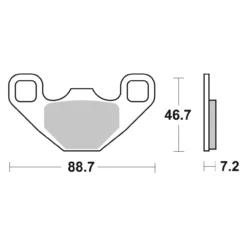 Set Pastiglie Brembo 07po13sx Off Road Racing Sinter