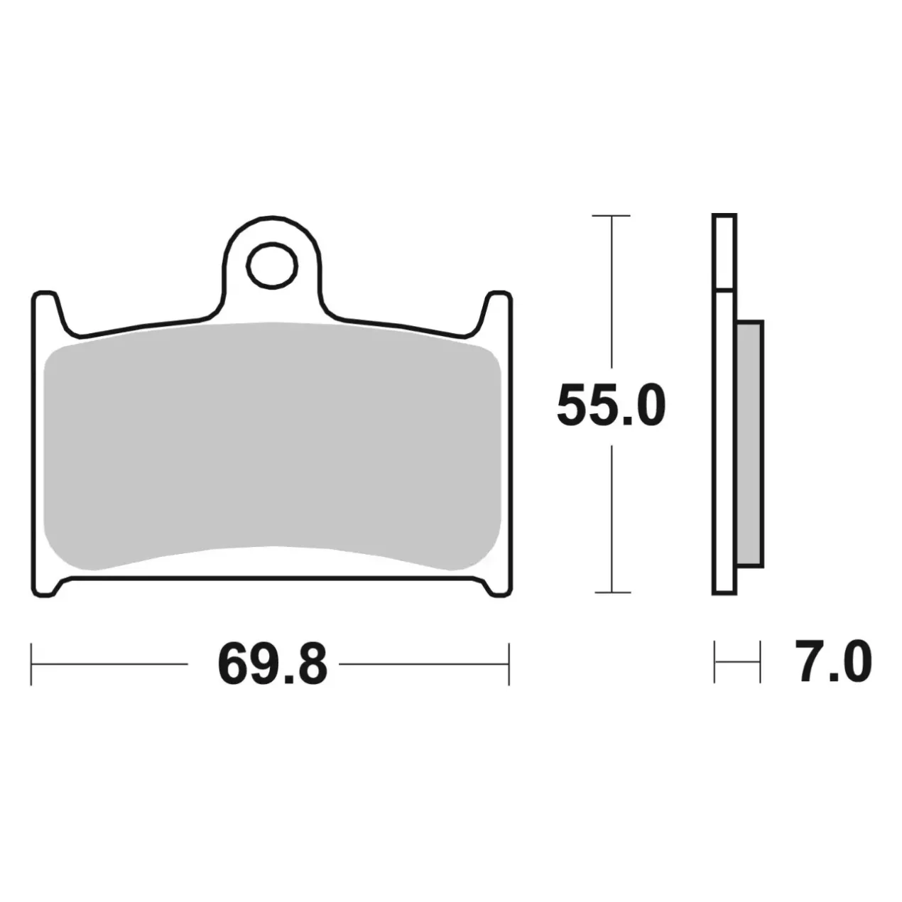 Set Pastiglie Brembo 07su22sa Sinter Anteriori