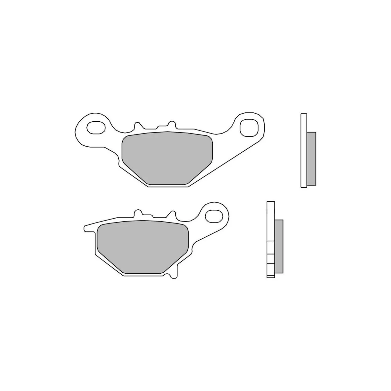 Set Pastiglie Brembo 07su31sd Off Road Sinter