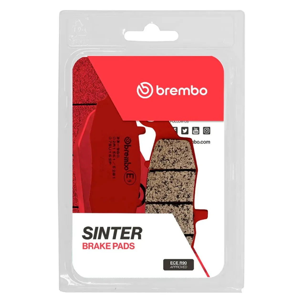 Set Pastiglie Brembo 07su16sp Sinter Posteriori