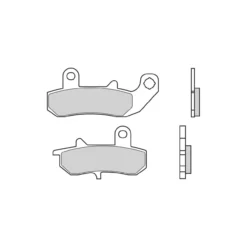 Set Pastiglie Brembo 07su17sp Sinter Posteriori