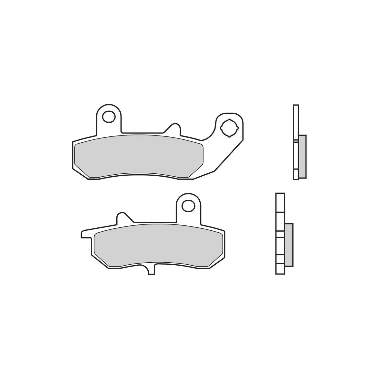 Set Pastiglie Brembo 07su17sp Sinter Posteriori