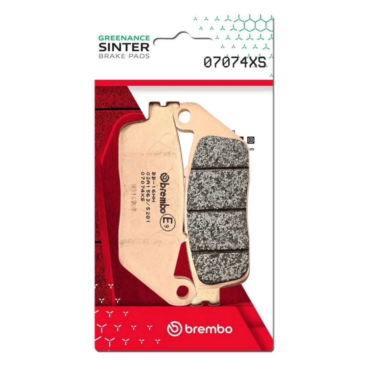 Set Pastiglie Brembo 07074xs Scooter Sinter