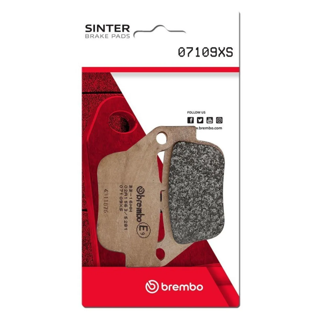 Set Pastiglie Brembo 07109xs Scooter Sinter