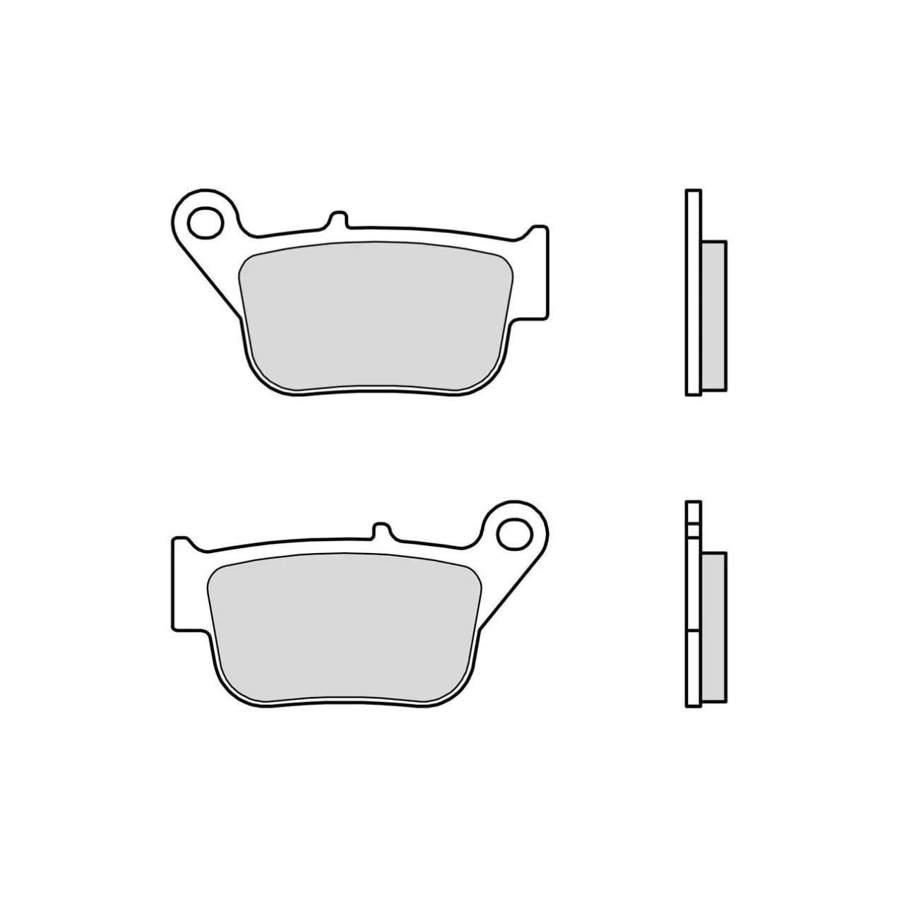 Set Pastiglie Brembo 07109xs Scooter Sinter